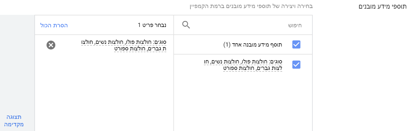 תוספי מידע בGoogle Ads